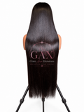 13x4 Transparent Lace Frontal Straight Wig - 250% Density